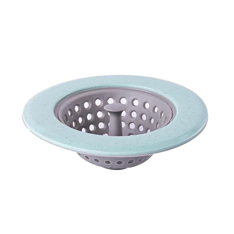 4 Color Anti-Blocking Flower Silicone Kitchen Sink Strainer Bathroom Shower Drain Sink Drains Cover Sink Colander Sewer Hair