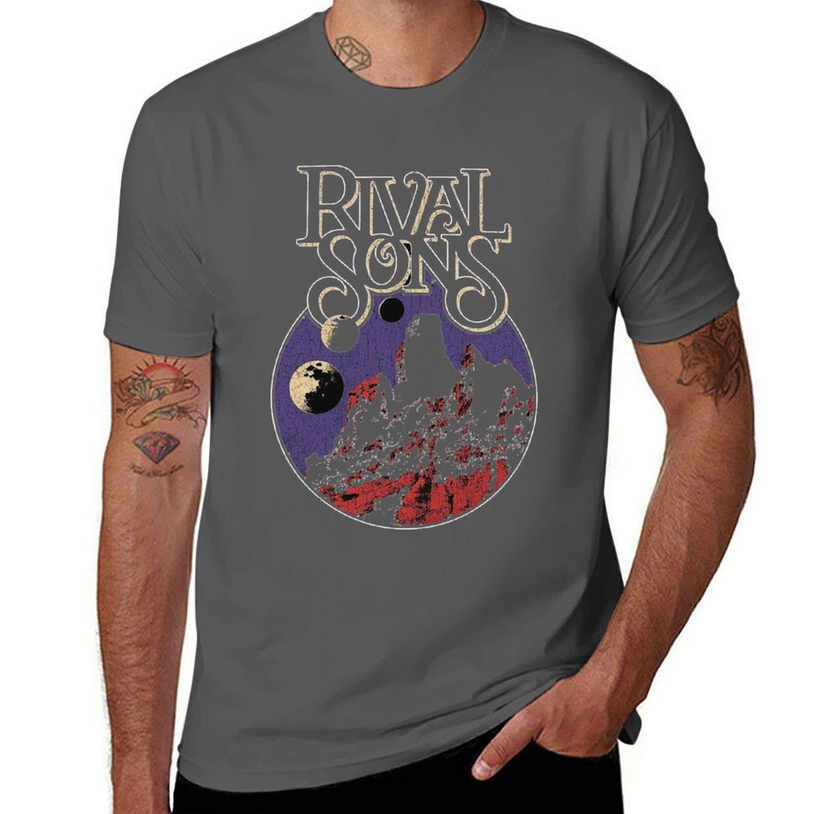 

Rival Sons Poster Funny Music T-Shirt t shirts for man graphic funny essential t shirt man t shirt designer T-Shirt 4XL
