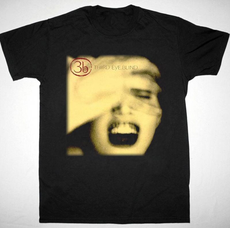 Third Eye Blind- Third Eye Blind Album Short Sleeve Black All Size Shirt Unisex T-Shirt XL