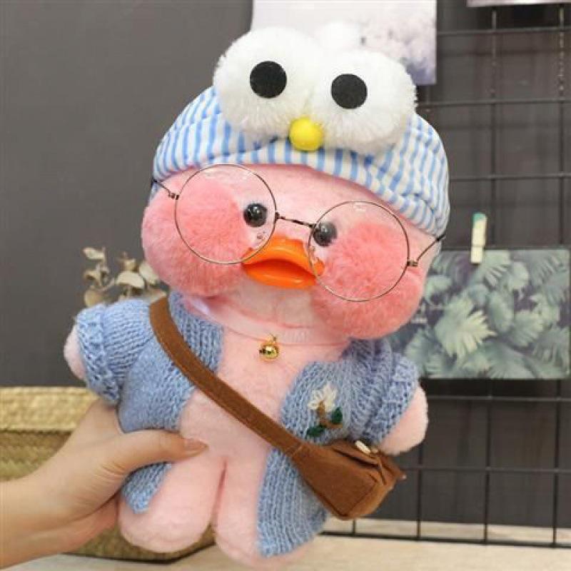 Kačka s kyselinou hyaluronovou Malá žlutá kachna panenka Ins Ducks Lalafanfan Ducks Plyšové plyšové hračky Ducks Panenka Narozeniny 30cm