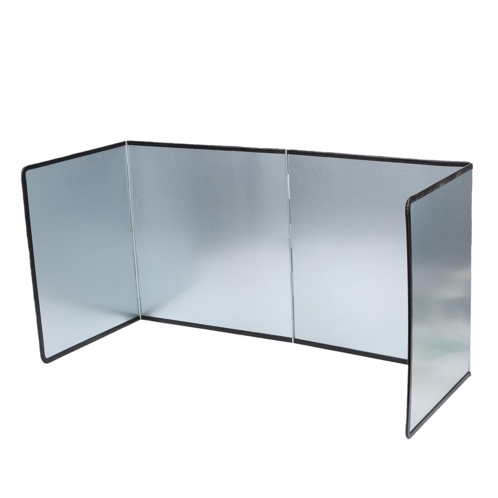 Splatter Guard Heat Insulation Board Silver Zinc Plated Iron Oil Splash Insulation Board for Kitchen Cooking