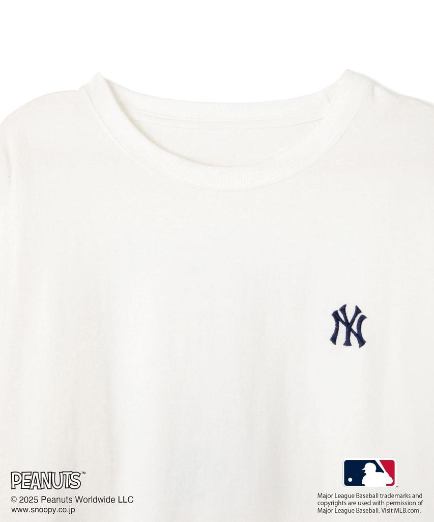 ROPE PICNIC [MLB x PEANUTS] Assorted Long Tee Women's GDM55960 Beige (27) F