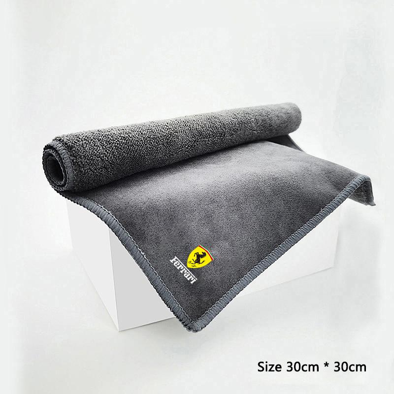Car Wash Towel Car Cleaning Drying Cloth Car Wash Towel For Ferrari F430 488 458 F12berlinetta 499P 2022 Auto Cleaning Accessory JG0