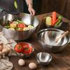 Stainless Steel Mixing Bowls Food Storage Organizers Reusable Heavy Duty for Mixing,