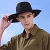 Beach Hat with Wrap-Around Brim, UV Protection Breathable Natural Straw Hat, Flat Top Summer Sun Hat for Beach Vacation Tropical Travel Outdoor