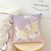 Cute Cartoon Family PPochacco KKuromi Sro Soft Pillowcase Sofa Home Living Room Bedside Decor Pillow Cover Gift Party Hogar
