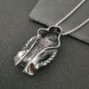 Collier Cape d'Assassin Style Sombre: Pendentif Punk Rétro Tendance pour Homme - Cadeau Parfait pour Petit Ami