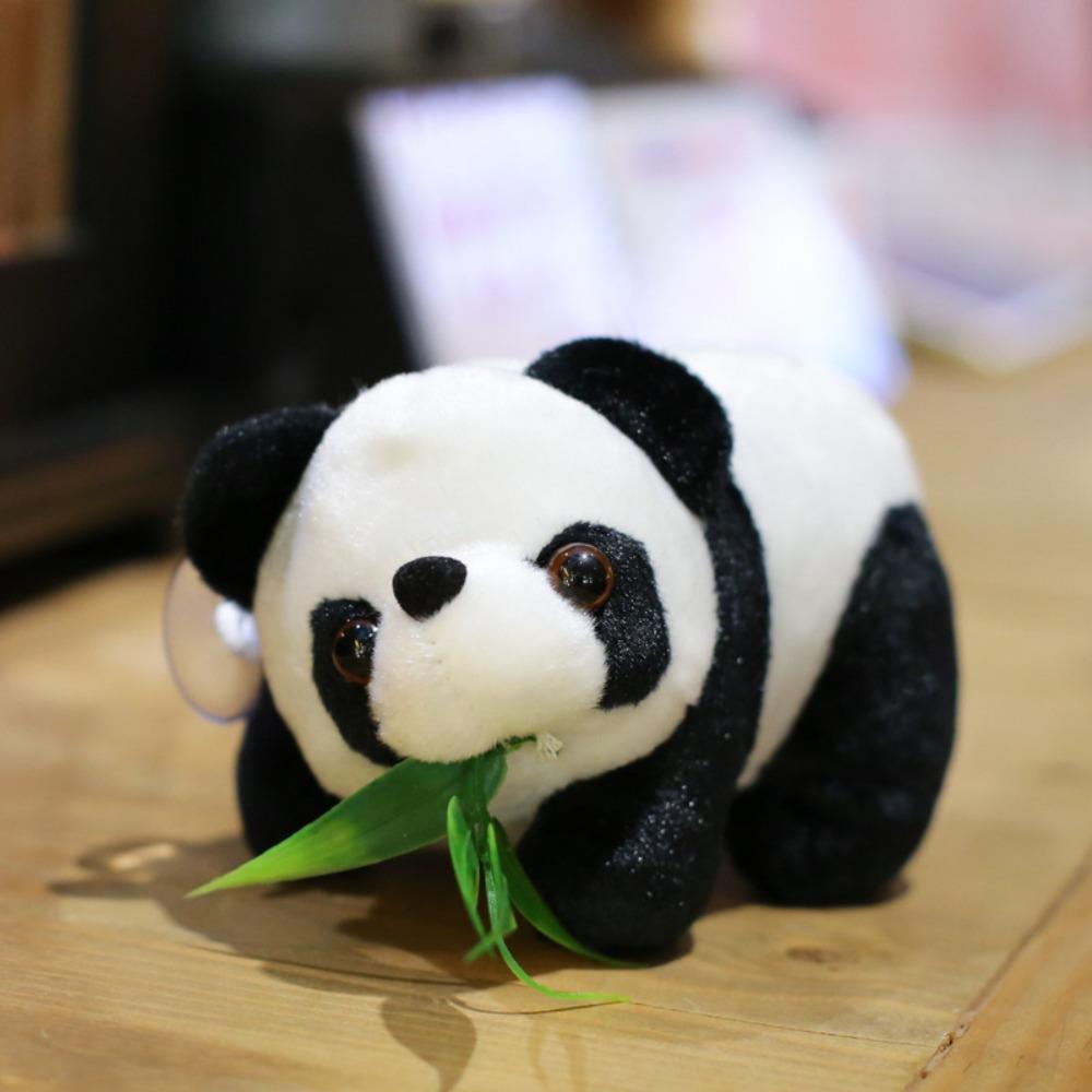 National Treasure Red Panda Doll Hugging Bamboo To Sleep with Hugging Bear Plush Toy Animal Doll Simulation Pendant Rag Doll