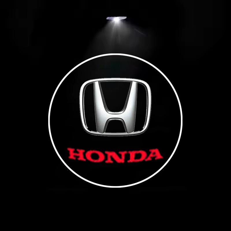 2PCS/Set Honda Logo Car Door Light Laser Projector Welcome Light For Civci FIT CRV Stepwgn Accord Jazz Odyssey HRV Dio Prelude