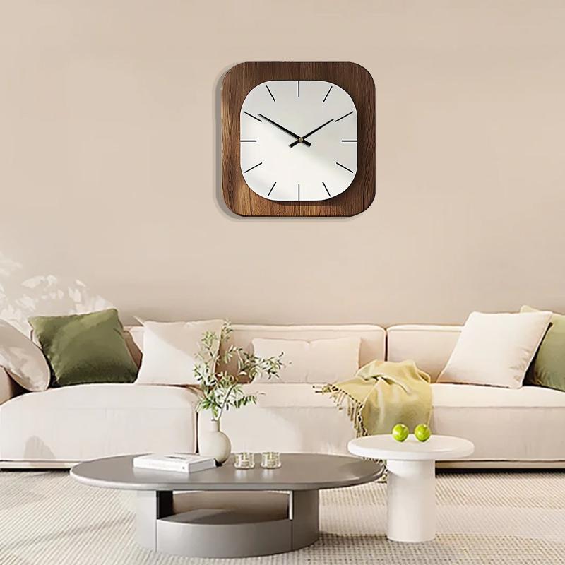 Stille quadratische Acryl-Wanduhr Kunstuhren geeignet für Zuhause Küche Wohnzimmer Schlafzimmer Heimdekoration.