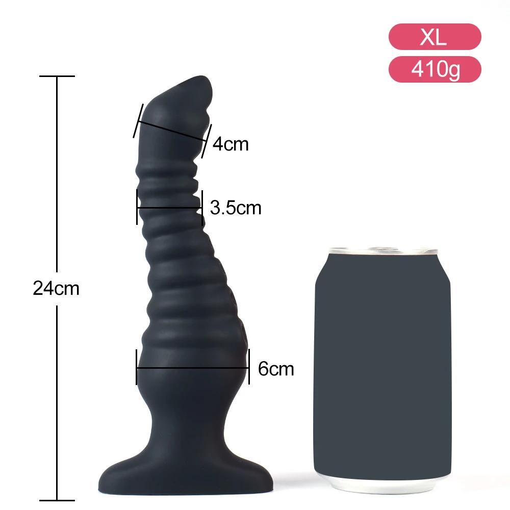 Octopus Black Huge Anal Plug Tentacles Dildo Big Buttplug Sex Toy Women Men Masturbators Silicone Anal Toy Big Dilator Butt Plug