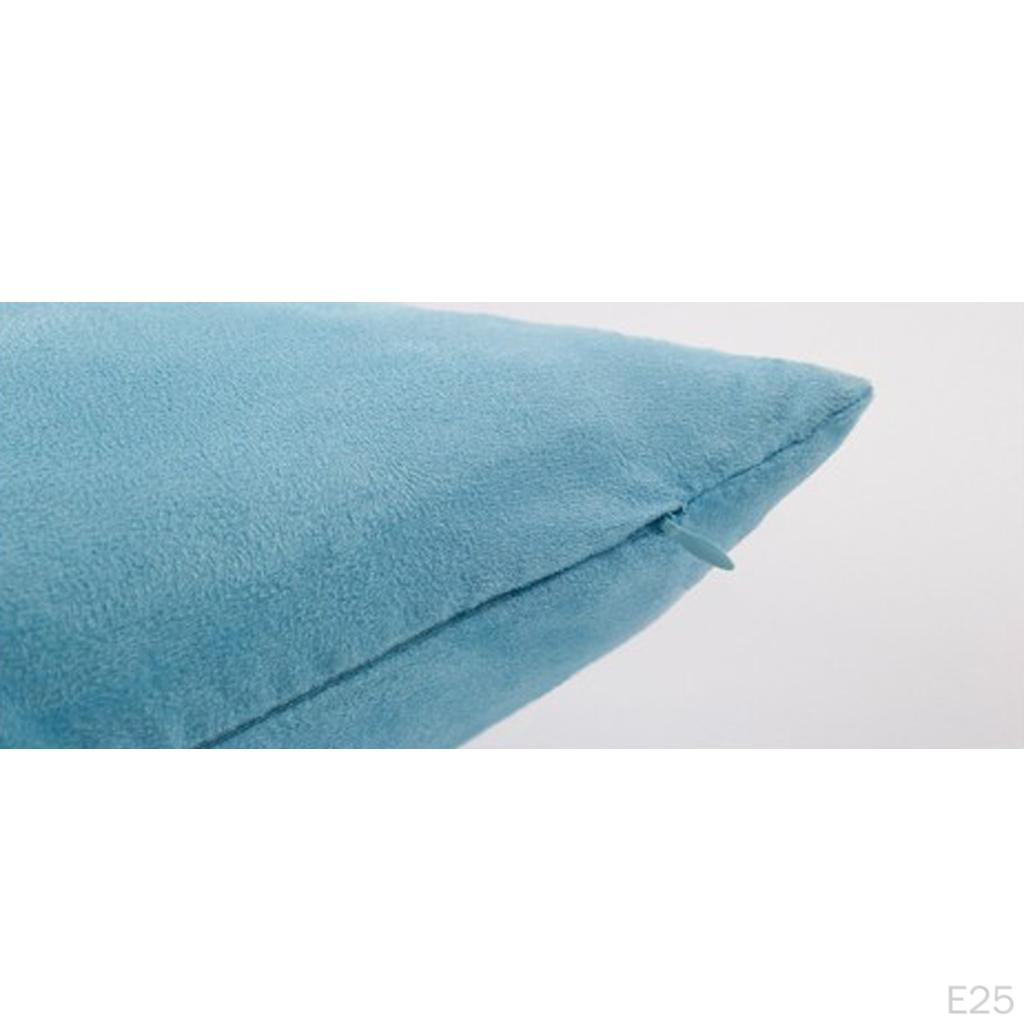 Soild Decorative Square Throw Covers Set Cushion for Sofa Bedroom Car