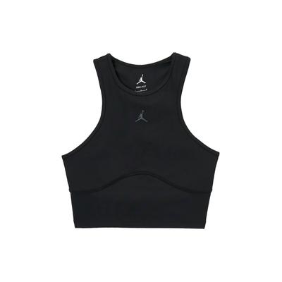 Deporte Sólido Secado Rápido Elástico Casual Deportivo Camiseta sin Mangas Mujer Tops Negro FN5157-010