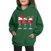 Sweatshirts For Teen Girls Hoodies Long Sleeve Drawstring Pullover Cute Printed Oversized Hoodie Christmas