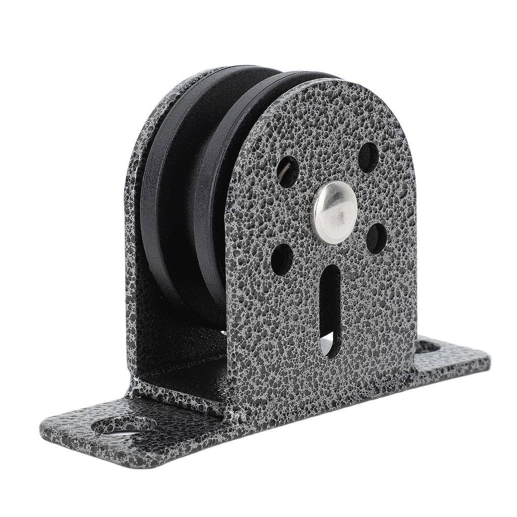 Wall Mount Pulley Wheel Iron Heavy Duty Traction Silent Fixed Pulley Wheel for DIY Fitness Gym
