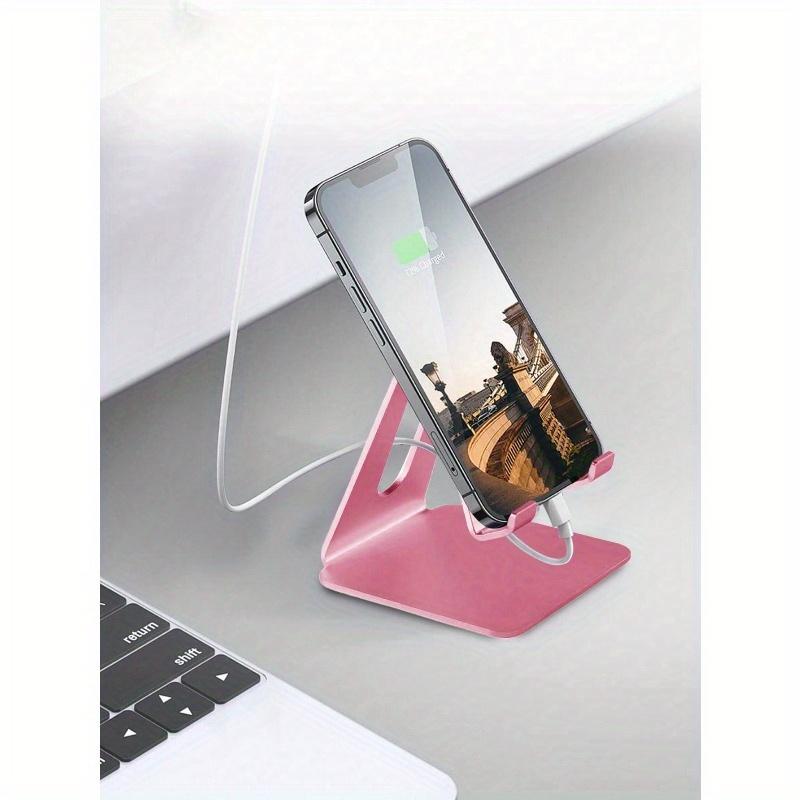 1 buc Suport acrilic pentru telefon mobil, Portabil, Transparent, Suport pentru telefon pentru birou, Compatibil cu Android/ Smartphone-uri, Tablete, Potrivit pentru Acasă