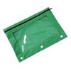 8 Color zipper pencil bag Oxford Cloth Stationery Storage Bag clear window design  for Office School Supplies pen Organizer