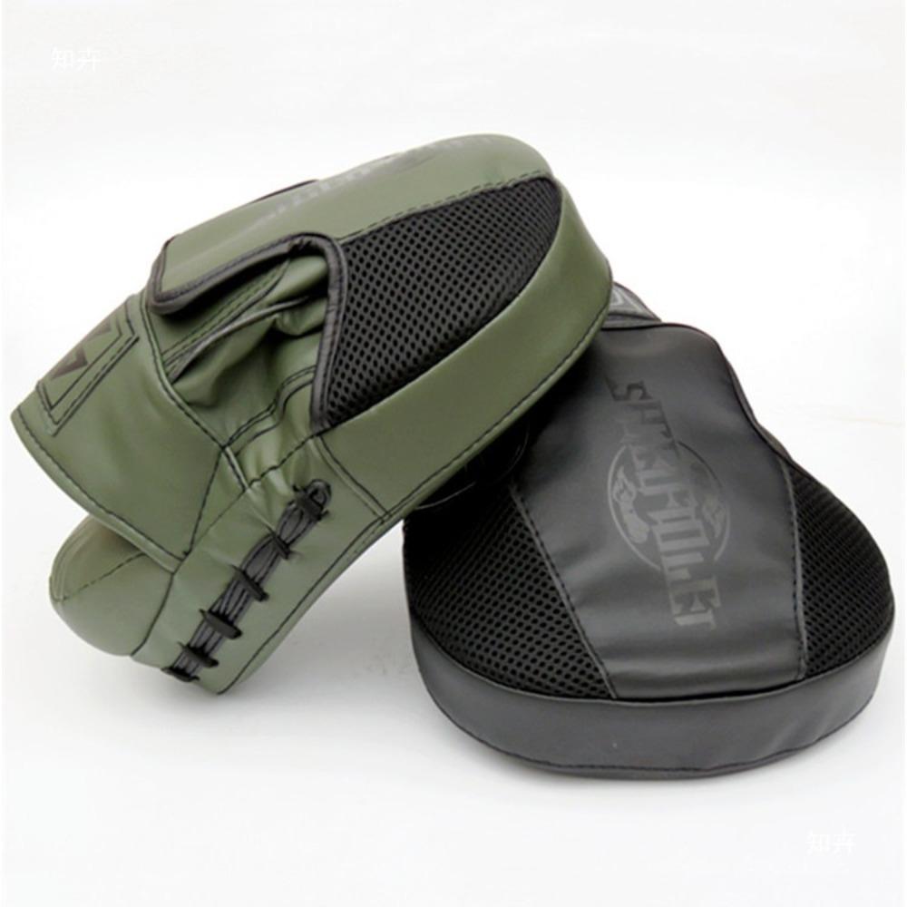 Curved Boxing Hand Target PU Leather Boxing Sack Bag Durable Punching Gloves  School