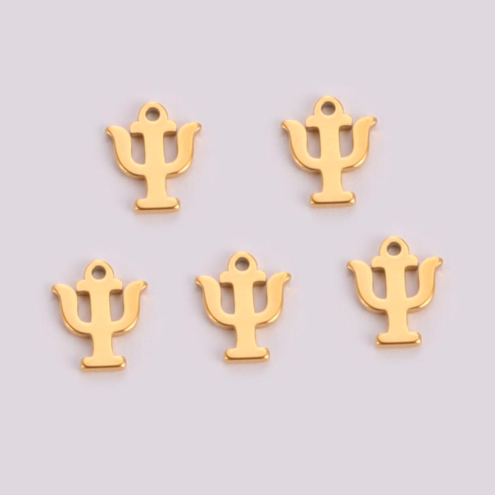 Teamer Stainless Steel Charms DIY Jewelry Making Question Mark At Dollar Sign Mini Charms Bracelet Necklace Handmade Accessories