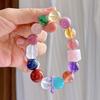 12Mm High Quality Natural Purple Lithium Huinan Red Tianhe Stone Lapis Lazuli Amethyst Duobao Bracelet Bracelet.