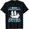 Funny Sailing Art For Old Men Sailing Sailor Sail Sailboat T-Shirt
