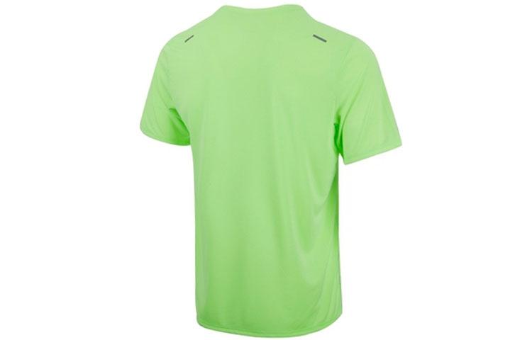 Nike T Shirts Men's Green Crew Neck Moderate Straight Fit CZ9185-358
