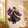 Acrylic Window Pendant Home Decor Hanging Suncatcher Vintage Wind Spinner  Garden