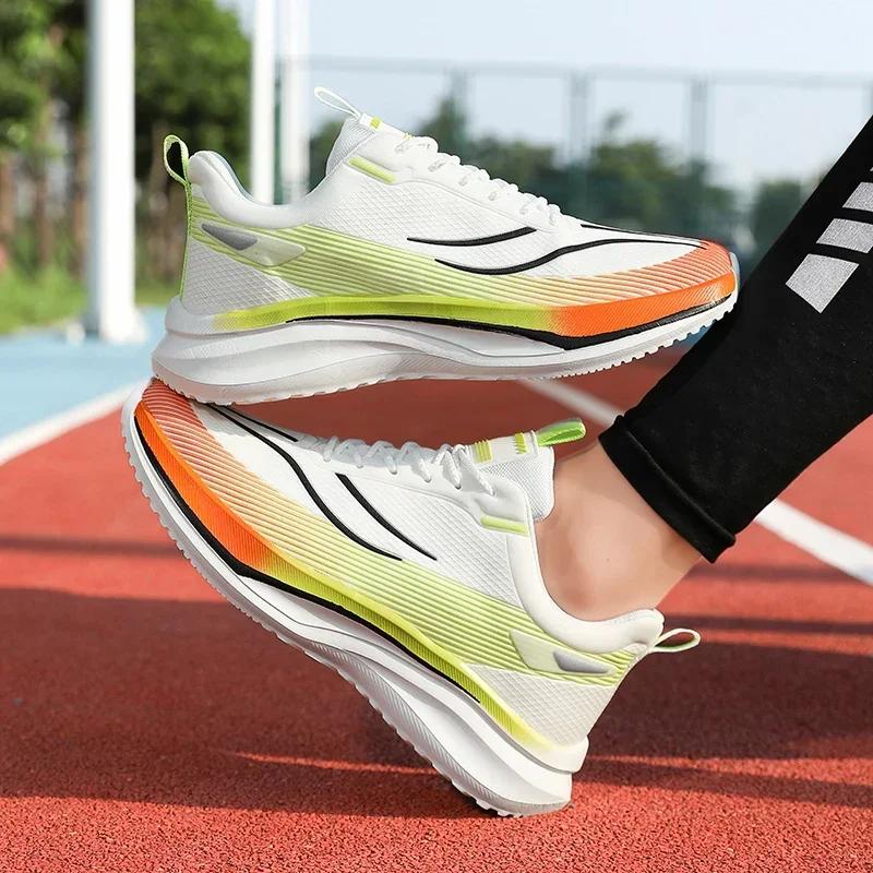 Sports Running Shoes2026 Summer Couple Style Friction Sound Real Explosive Carbon Board Fashionable Shock-absorbing Casual Shoes