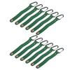 12Pcs Leather Wall Hooks PU Leather 5KG Load Durable Sturdy Wide Application Wall Hanging Strap for