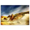 Canvas print, Dunes beach sky clouds