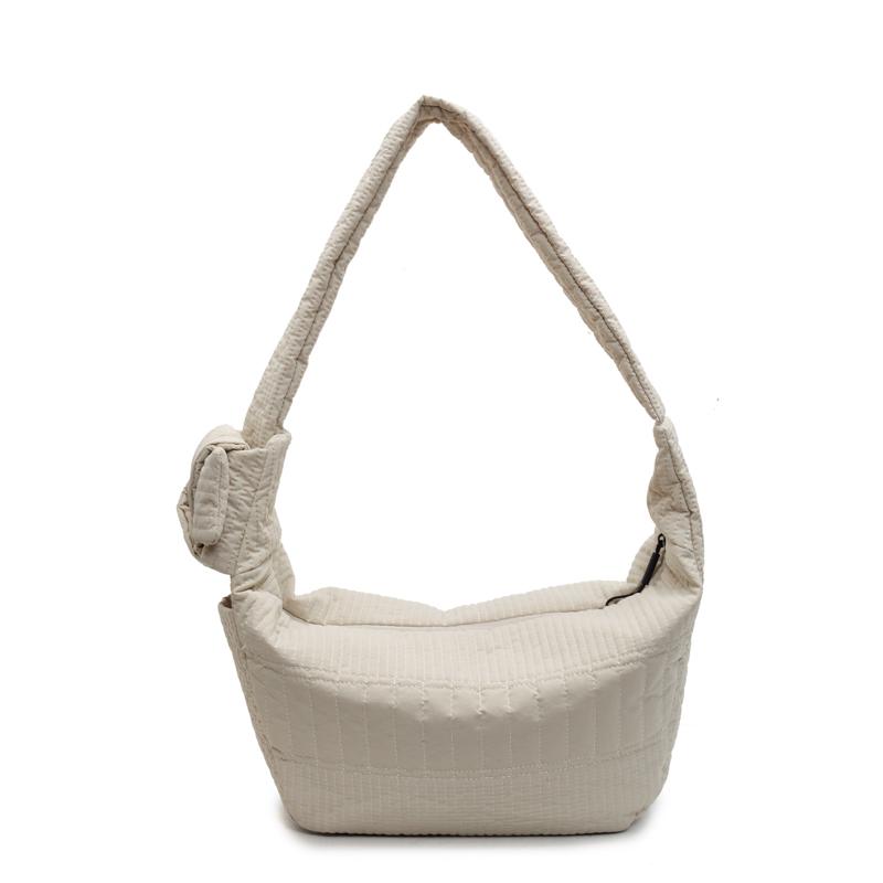 Pleated Hobo Bag Women's Large Capacity Lightweight Commuter Shoulder Bag Crossbody Bag