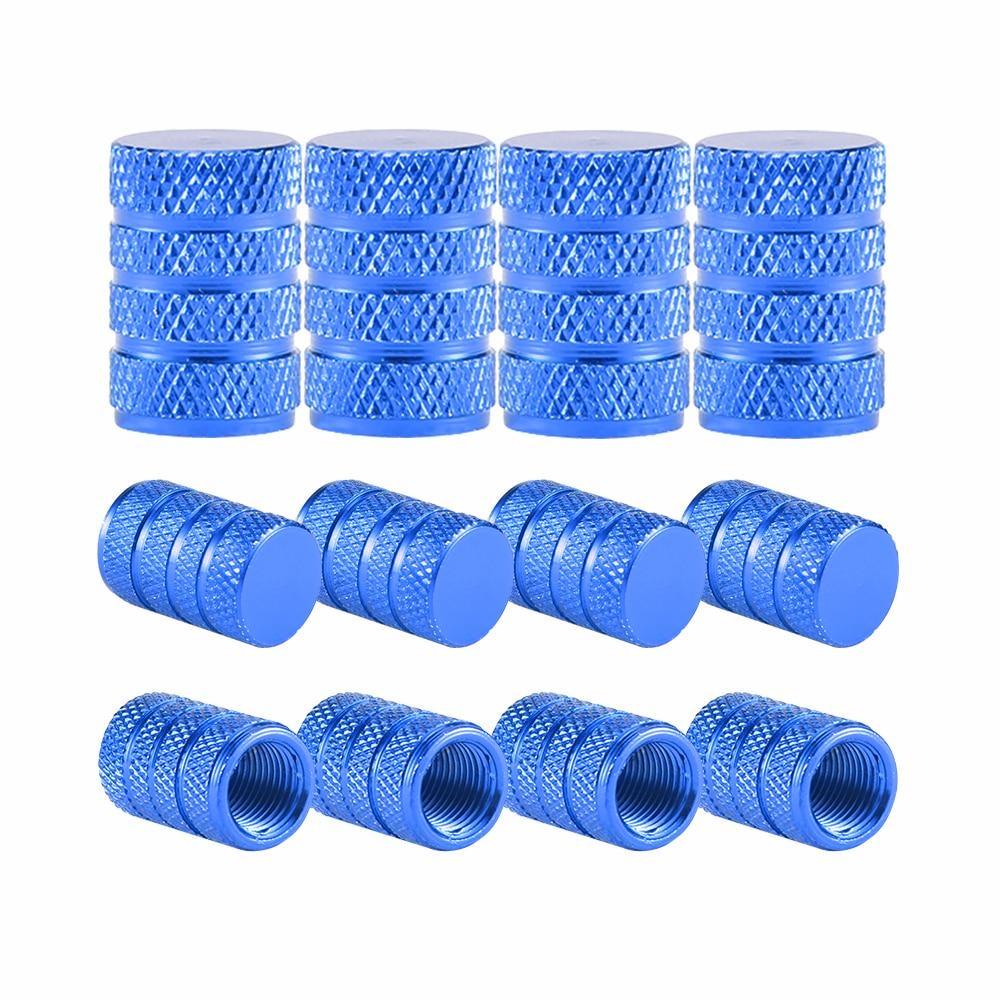 Aluminum Alloy Car Wheel Tire Valve Caps Tyre Rim Stem Covers Airdust Waterproof for Automobiles Motorcycles Trucks Bikes