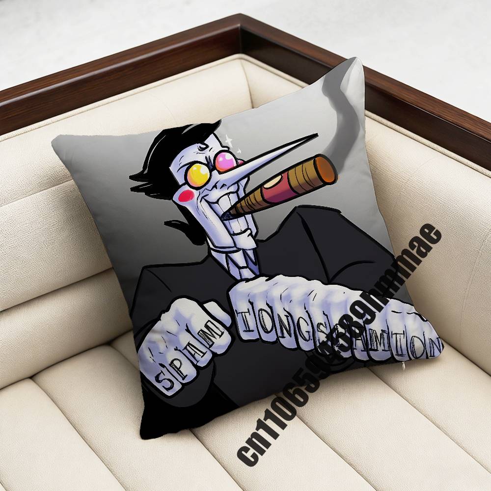 For Sham 45X45Cm Decoration Square Bed Spamton Will Buy Your Soul For Free Throw Pillow Case Pillowcase Pad Cover