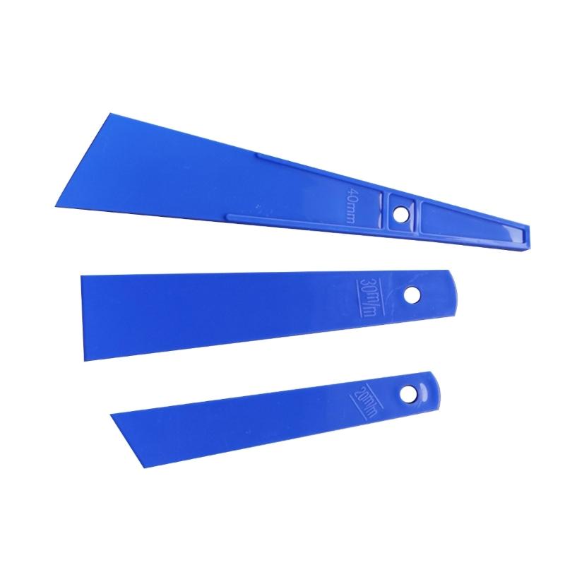 Plastic Scraper Plastic Scraper Putty Knife for Applying Spackling Baking, 20/30/40mm Paint Scraper with Long Handle