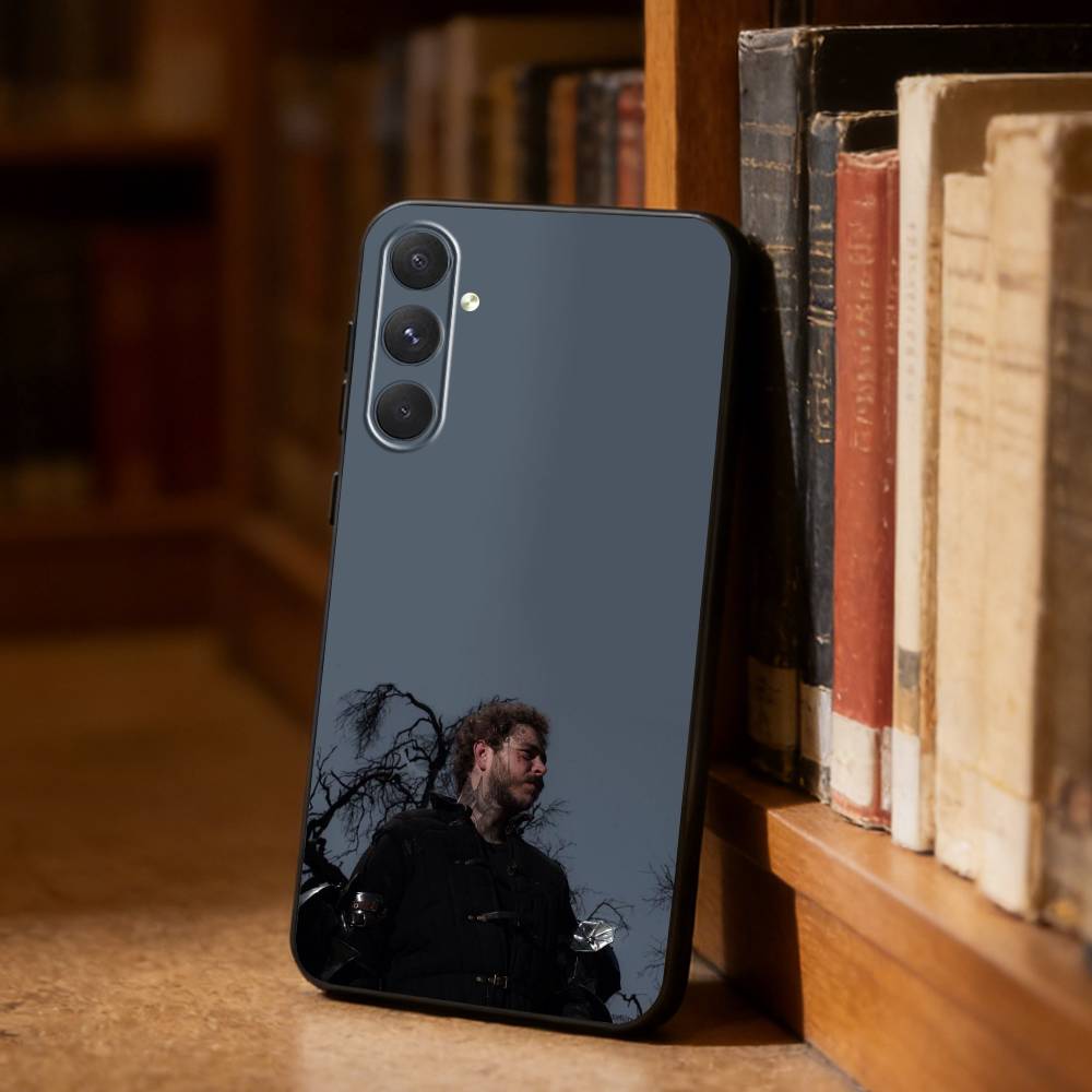 King P-Post M-Malone  Phone Case For Samsung S26,S25,S24,S23,S22,S21,Ultra,Plus,FE Black Soft Cover