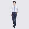 JOEONE Men's Pure Color Formal Long Sleeve Shirt
