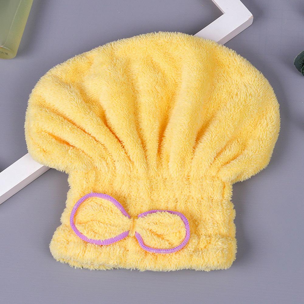 Quick Hair Drying Bath Spa Bowknot Wrap Towel Thicken Shower Hat Cap For Bath Bathroom Accessories