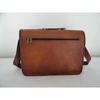 Vintage Dokumentmappe Satchel Mykt Skinn Laptop Messenger Bag Skulder Ny