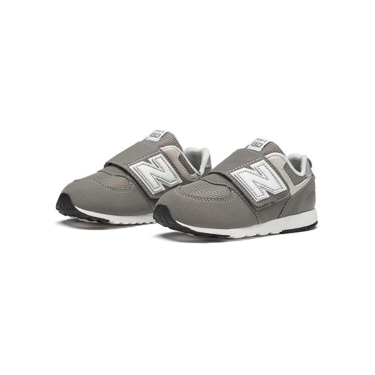 New Balance 574 New-B Hook & Loop Toddler Rain Cloud Silver Metallic Baby Sneakers NW574GR