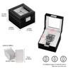 ProCase Watch Box for 1 Slot Watch Watch Storage Watch Holder Organizer for Watch Display Case with Glass Lid Men, Men's Case, Men,
