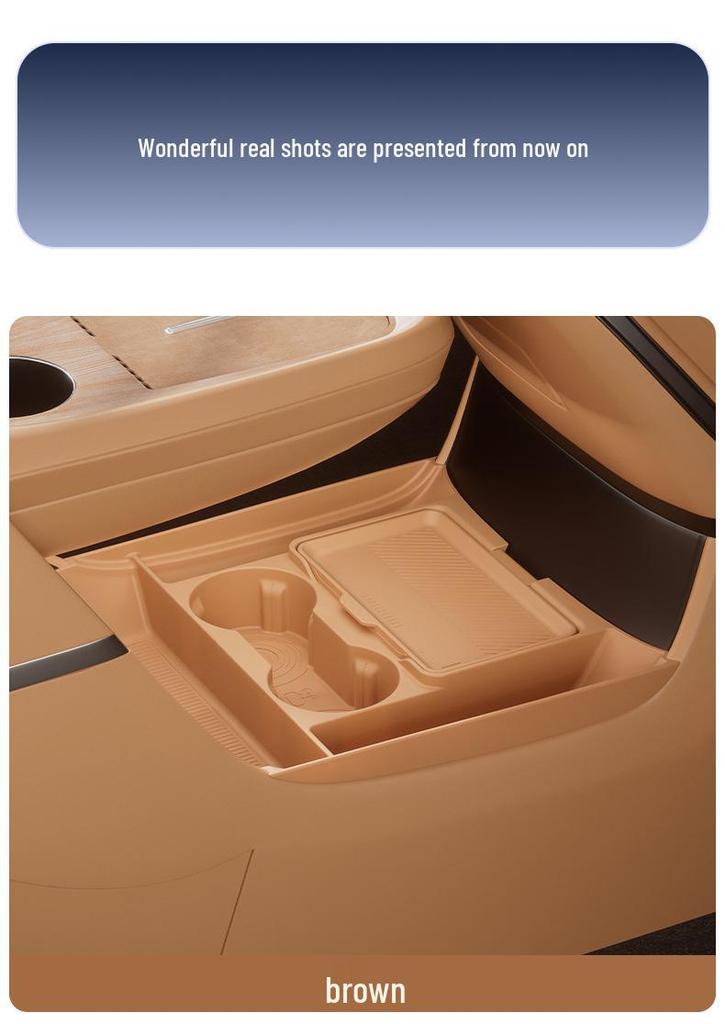 Fits 26 Xiaopeng GX Models: Multi-Functional Console Storage & Glasses Box for Car Accessories