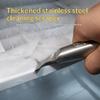 Stainless Steel Freezer Deicers Refrigerator Deicers Ice Scraper Defrost Cleaning Shovel Household Cleaning Gadget Removal Scoop