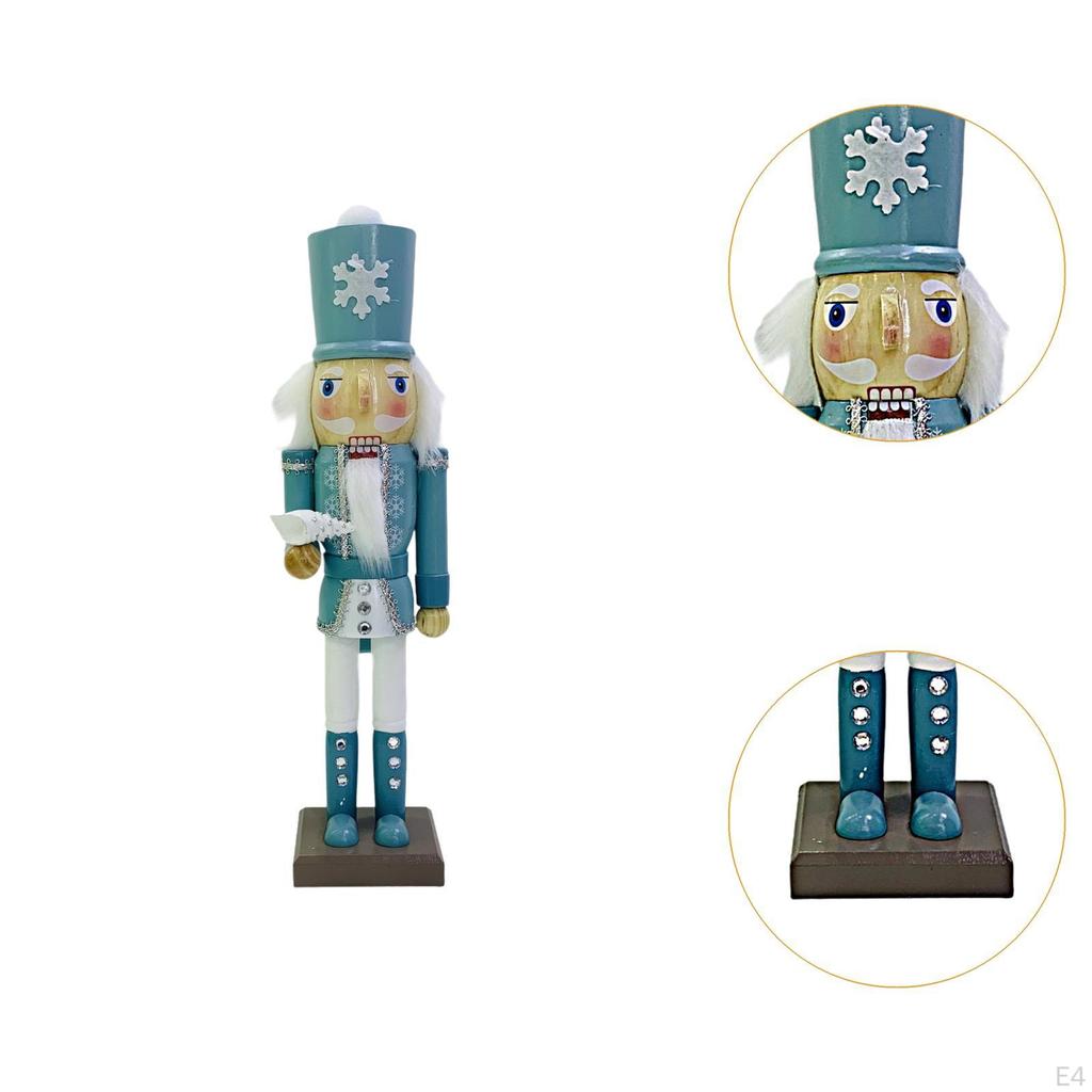 Weihnachts-Nussknacker-Figur Dekorationen Handwerk Sammlerstücke Figuren Feiertag