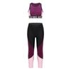 Kinder Mädchen Sportbekleidung Set Breit Schultergurte Weste Top und Sporthose Set Workout Laufen