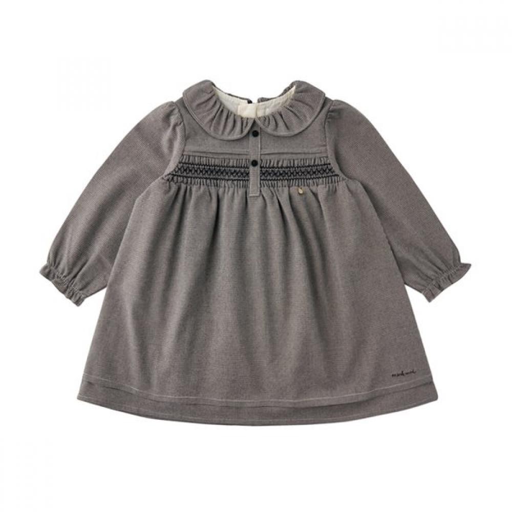 Mink Mui Petit Check Smocking Dress 36c15 400 05