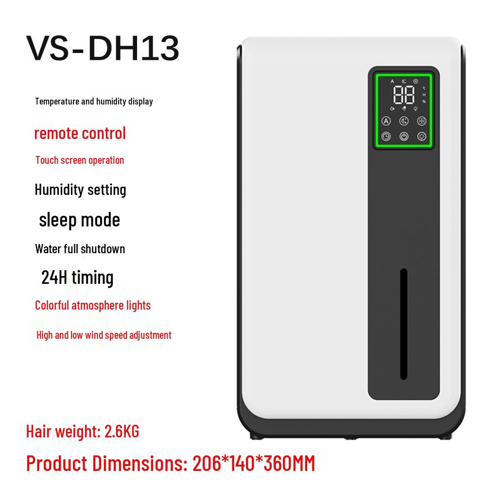 Portable Silent Dehumidifier & Air Purifier for Home, Living Room, Dorm