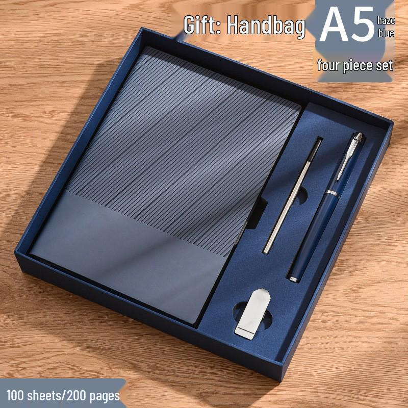A5 Thickened Custom Leather Notebook: High-Value Business Diary with Optional Logo Printing