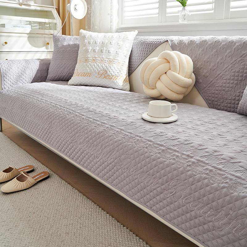 Spring Sofa Cushion Nordic High-Grade Cushion Four Seasons Universal Non-Slip Non-Stuffy Cover Cloth