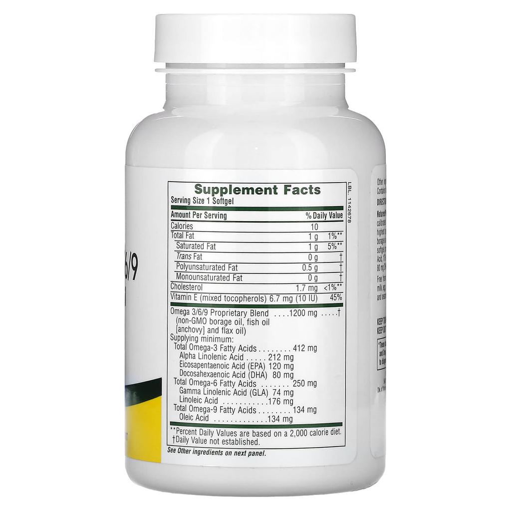 Ultra Omega 3/6/9, 60 Softgels