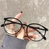 Myopie Brillen Damen Herren Vintage Runde Brillen Anti-Blaulicht Kurzsichtige Brille Unisex